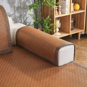 Planet Gates Color 1 / 40x60cm Summer Cooling Geometric Pattern Mat Rattan Sofa Cover Breathable Non-slip Modern Home Textile Sofa Towel For 30 Sizes