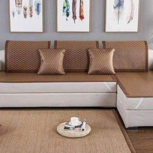 Planet Gates Color 1 / 40x60cm Summer Cooling Geometric Pattern Mat Rattan Sofa Cover Breathable Non-slip Modern Home Textile Sofa Towel For 30 Sizes