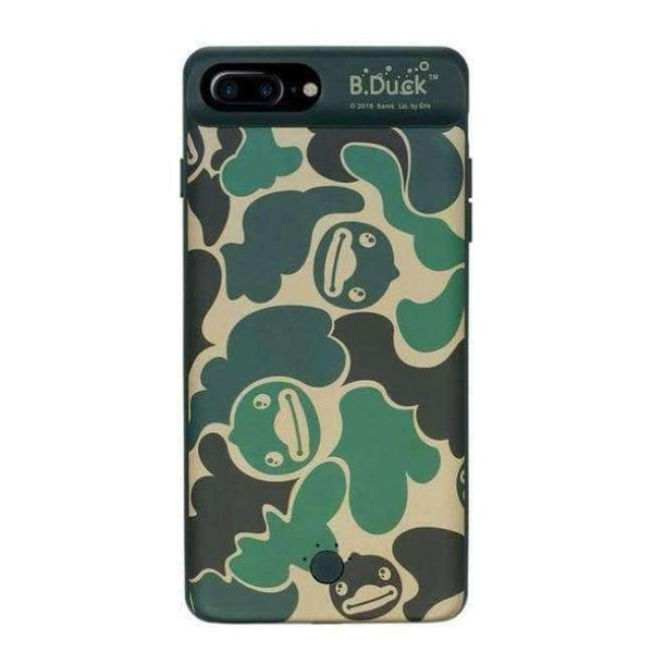 Planet Gates Color 1 Battery Charger Cases 3700mAh for iPhone 6 6s Plus 7 8 Plus Power Bank Case Battery Back Cover Adsorbable Phone Holder