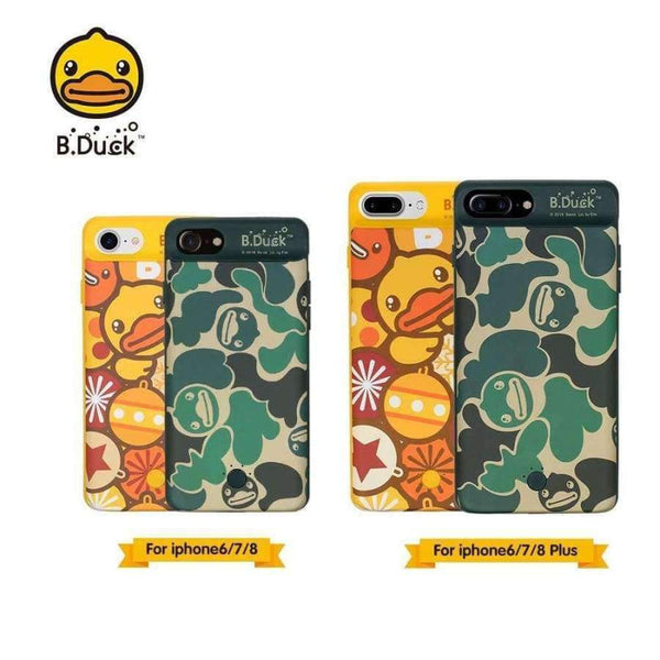 Planet Gates Color 1 Battery Charger Cases 3700mAh for iPhone 6 6s Plus 7 8 Plus Power Bank Case Battery Back Cover Adsorbable Phone Holder