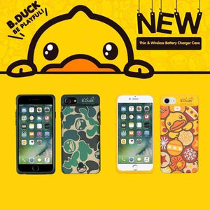 Planet Gates Color 1 Battery Charger Cases 3700mAh for iPhone 6 6s Plus 7 8 Plus Power Bank Case Battery Back Cover Adsorbable Phone Holder