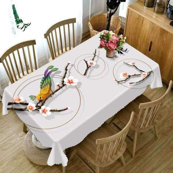 Planet Gates Color 10 / 80cm X 80cm Customize 3D Tablecloth Colored Paper Flower Pattern Dustproof Thicken Cotton Wedding Party Rectangular Table cloth Home textile