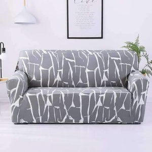 Planet Gates Color 11 / 3seater 190-230cm Leaves Printing Anti-dust Sofa Cover High Elastic Stretch Tight Wrap Furniture Protector Towel 1/2/3/4-Seater Home Textile