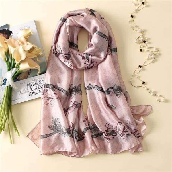 Planet Gates color 14 Luxury brand summer women scarf fashion quality soft silk scarves female shawls Foulard Beach cover-ups wraps silk bandana