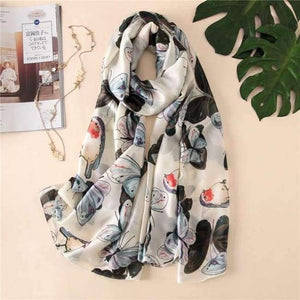 Planet Gates color 19 Luxury brand summer women scarf fashion quality soft silk scarves female shawls Foulard Beach cover-ups wraps silk bandana