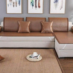 Planet Gates Color 2 / 40x60cm Summer Cooling Geometric Pattern Mat Rattan Sofa Cover Breathable Non-slip Modern Home Textile Sofa Towel For 30 Sizes