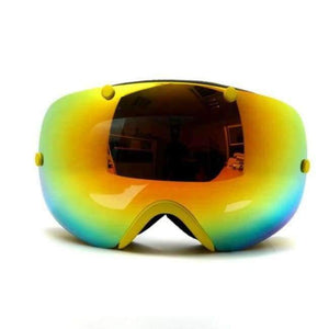 New Design Anti-Fog Ski Glasses/uv- Protection Multi-Color Double Lens Ski Snowboard Skiing Eyewear Magnetic Ski Goggles - Color-2300 1