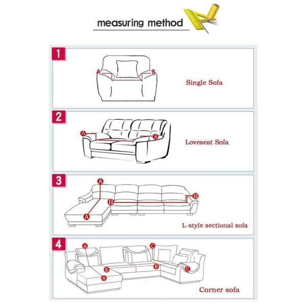 Planet Gates Color 3 / 3seater 190-230cm Leaves Printing Anti-dust Sofa Cover High Elastic Stretch Tight Wrap Furniture Protector Towel 1/2/3/4-Seater Home Textile