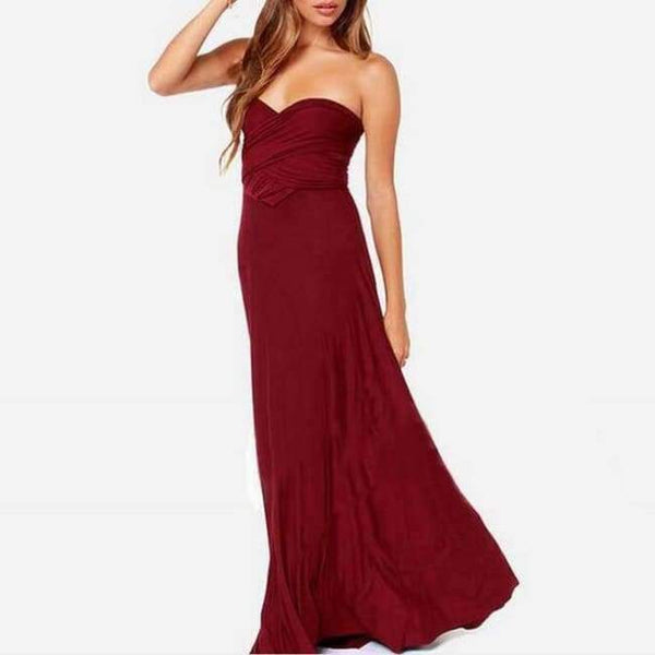 Planet Gates color 3 / L Sexy Women Multiway Wrap Convertible Boho Maxi Club Red Dress Bandage Long Dress Party Bridesmaids Infinity Robe Longue Femme