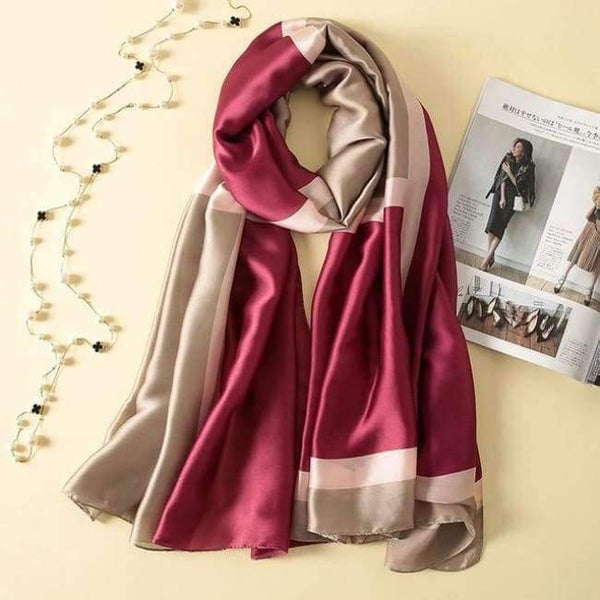 Planet Gates color 3 Luxury brand summer women scarf fashion quality soft silk scarves female shawls Foulard Beach cover-ups wraps silk bandana