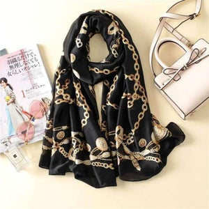 Planet Gates color 33 Luxury brand summer women scarf fashion quality soft silk scarves female shawls Foulard Beach cover-ups wraps silk bandana