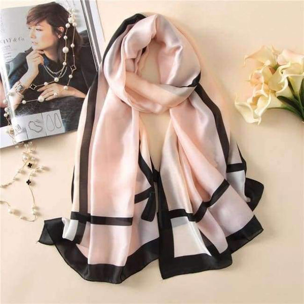 Planet Gates color 56 Luxury brand summer women scarf fashion quality soft silk scarves female shawls Foulard Beach cover-ups wraps silk bandana