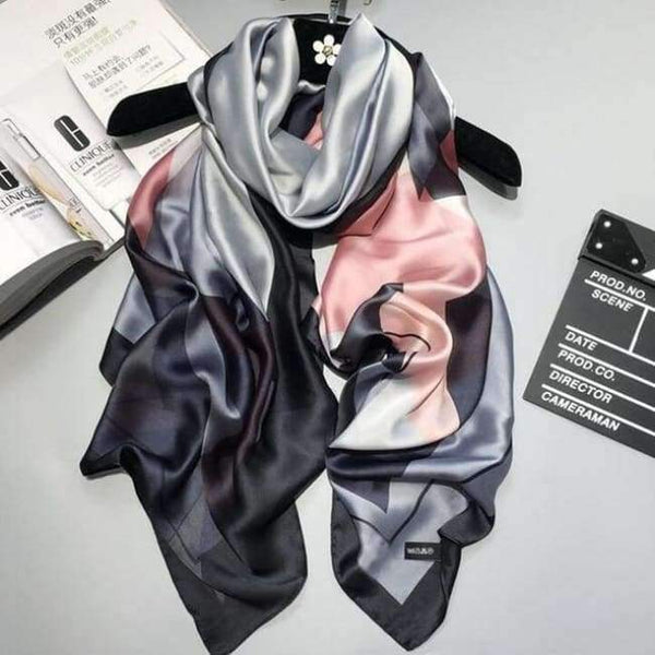 Planet Gates color 6 Luxury brand summer women scarf fashion quality soft silk scarves female shawls Foulard Beach cover-ups wraps silk bandana