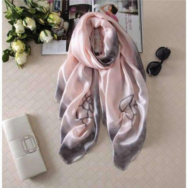 Planet Gates color 7 Luxury brand summer women scarf fashion quality soft silk scarves female shawls Foulard Beach cover-ups wraps silk bandana
