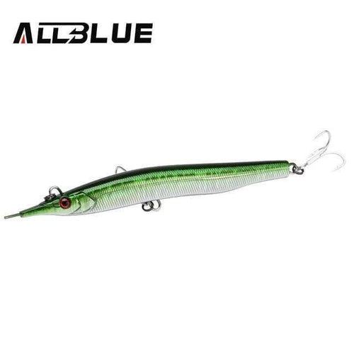 Planet Gates Color A Needlefish Stick Needle Fishing Lure 133mm/30g Sinking Pencil 3D Eyes Artificial Bait Sea Bass Saltwater Lures
