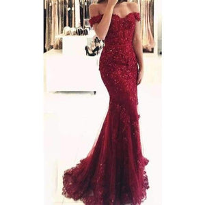 Planet Gates color as picture 2 / 6 Long Dress Mermaid Evening Dress 2018 Lace Robe De Soiree longue Formal Dress abiye gece elbisesi