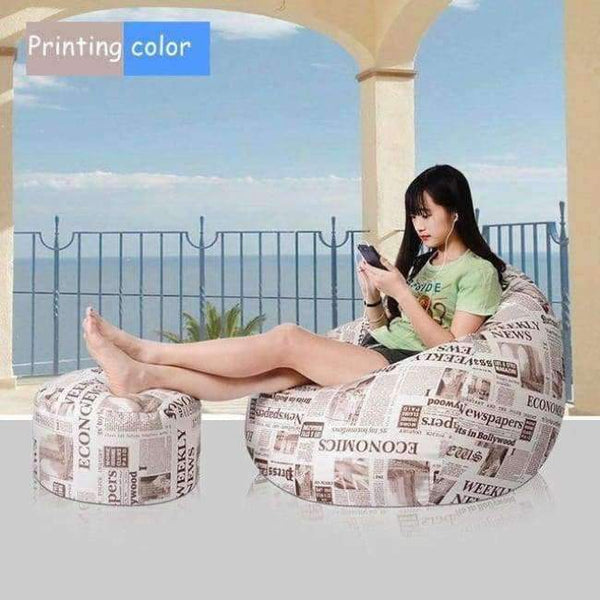 Planet Gates Color Bean Bag Chair Cover For Livingroom Bedroom Balcony Tatami Single Window Air Beanbag Home Furniture without Filling Beanbag Beds