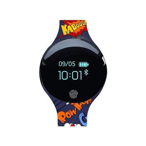 Planet Gates color blue Smart Watch Kids 3D Touch Screen Digital Led Sport Watch Silicone Child Wrist Clock Relogio Masculino