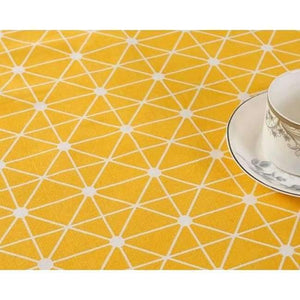 Planet Gates Color E / 70*70cm Geometric Table Cloth Round Tablecloth Nappe Table Cover Party Wedding Table Cloth for Home Table Decoration Mantel Home Textile