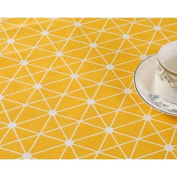Planet Gates Color E / 70*70cm Geometric Table Cloth Round Tablecloth Nappe Table Cover Party Wedding Table Cloth for Home Table Decoration Mantel Home Textile