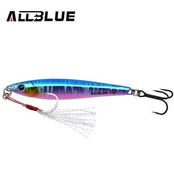 Planet Gates Color J Metal Jigging Spoon 35g 3D Print Laser Artificial Bait Shore Fishing Casting Jig Lure Super Hard Lead Fish Fishing Lures