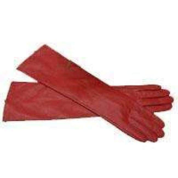 Planet Gates color02 red / 6 1/2 Free shipping 2018 winter lady fashion sheepskin leather gloves women genuine leather mittens female long styleArm sleeve zp001