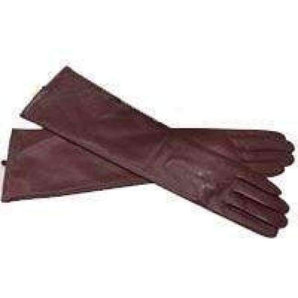 Planet Gates color03 dark red / 6 1/2 Free shipping 2018 winter lady fashion sheepskin leather gloves women genuine leather mittens female long styleArm sleeve zp001