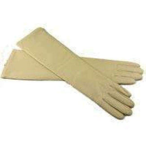 Planet Gates color06 beige / 6 1/2 Free shipping 2018 winter lady fashion sheepskin leather gloves women genuine leather mittens female long styleArm sleeve zp001