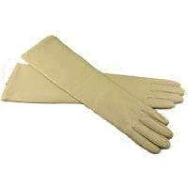 Planet Gates color06 beige / 6 1/2 Free shipping 2018 winter lady fashion sheepskin leather gloves women genuine leather mittens female long styleArm sleeve zp001