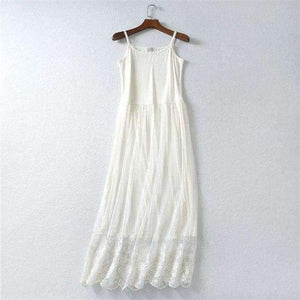 Planet Gates color1 / One Size Autumn women one slips hot black white full slips lady intimates perspective lace dress