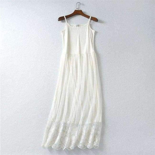 Planet Gates color1 / One Size Autumn women one slips hot black white full slips lady intimates perspective lace dress