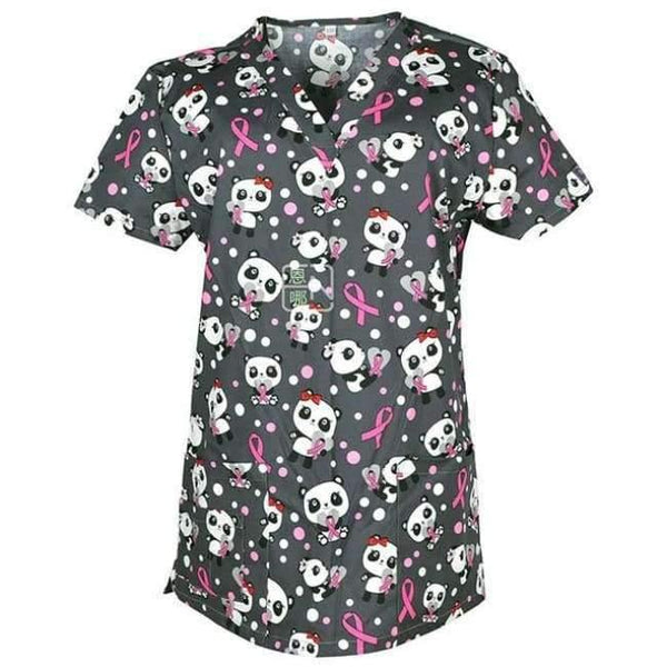 Planet Gates Color14 / S Women Nurse Uniform Medical Clothing Tops Cartoon Doctor Veterinary Dentist Scrub Cotton Hospital Lab Clinic Wear Women T-shirt