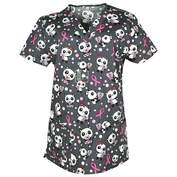 Planet Gates Color3 / S Women Nurse Uniform Medical Clothing Tops Cartoon Doctor Veterinary Dentist Scrub Cotton Hospital Lab Clinic Wear Women T-shirt