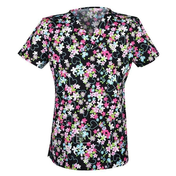 Planet Gates Color3 / S Women Nurse Uniform Medical Clothing Tops Cartoon Doctor Veterinary Dentist Scrub Cotton Hospital Lab Clinic Wear Women T-shirt