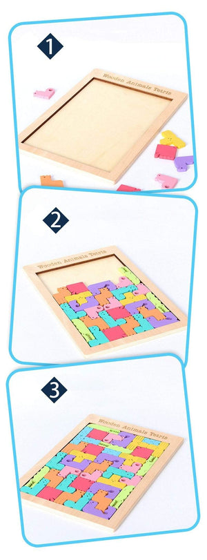 Planet Gates Colorful 3D Puzzle Wooden Toys High Quality Tangram Math Toys Jigsaw Game Children Preschool Imagination Educational Toy