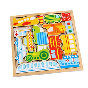 Planet Gates Colorful 3D Puzzle Wooden Toys High Quality Tangram Math Toys Jigsaw Game Children Preschool Imagination Educational Toy
