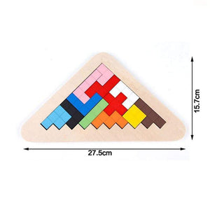Planet Gates Colorful 3D Puzzle Wooden Toys High Quality Tangram Math Toys Jigsaw Game Children Preschool Imagination Educational Toy
