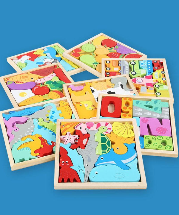 Planet Gates Colorful 3D Puzzle Wooden Toys High Quality Tangram Math Toys Jigsaw Game Children Preschool Imagination Educational Toy