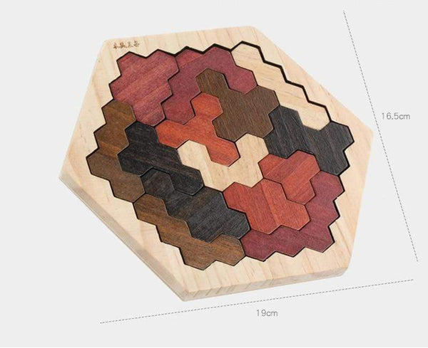 Planet Gates Colorful 3D Puzzle Wooden Toys High Quality Tangram Math Toys Jigsaw Game Children Preschool Imagination Educational Toy