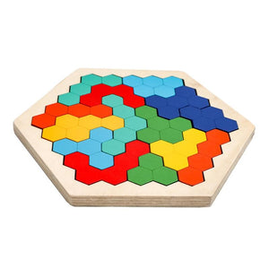 Planet Gates Colorful 3D Puzzle Wooden Toys High Quality Tangram Math Toys Jigsaw Game Children Preschool Imagination Educational Toy