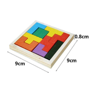 Planet Gates Colorful 3D Puzzle Wooden Toys High Quality Tangram Math Toys Jigsaw Game Children Preschool Imagination Educational Toy