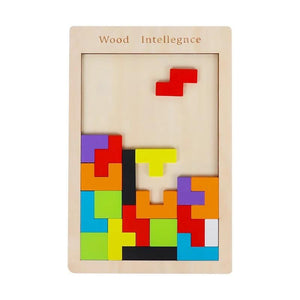 Planet Gates Colorful 3D Puzzle Wooden Toys High Quality Tangram Math Toys Jigsaw Game Children Preschool Imagination Educational Toy
