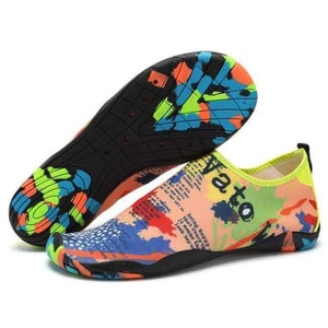 Planet Gates Colorful / 5 Unisex Flat Water Shoes Outdoor Swimming Soft Cushion Beach Shoes Seaside Diving Elastic Shoes Walking Lover yoga Shoes