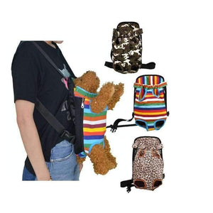 Planet Gates Colorful Strip / S Pets Chest Backpack Legs Out Breathable Small Dog Carrier Bag Walking Travel Puppy Front Chest Carry Bag For Pets Big Cat ZNP13