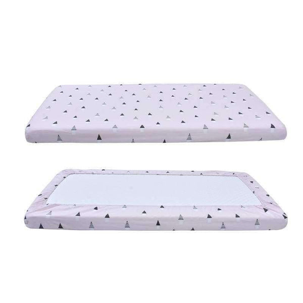 Planet Gates Colorful Trees Baby Crib Bedding Set Fitted Soft Woven Cotton Sheet  with Unisex Design for Babies Crib Sheets Great gift for Baby