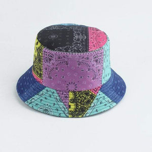 Planet Gates colorful vintage Men Women Fisherman Hat Vintage Print Panama Bucket Hat Reversible Bob Chapeau Femme Retro Hip Hop Cap Gorros