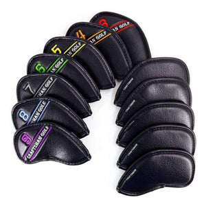 Planet Gates colourful Golf Iron Headcover colourful number PU Leather 12PCS(3~9,A,P,S,L,L)