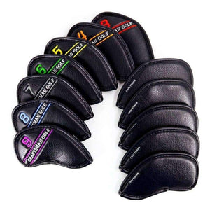 Planet Gates colourful Golf Iron Headcover colourful number PU Leather 12PCS(3~9,A,P,S,L,L)