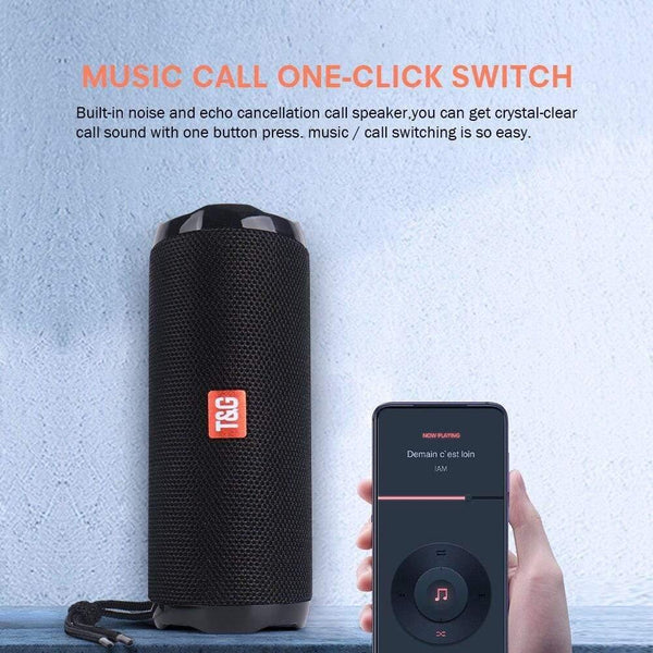 Planet Gates Column Portable Bluetooth Speaker Wireless Speakers Bass Stereo TWS Loudspeaker Subwoofer Computer/Outdoor Speaker Waterproof