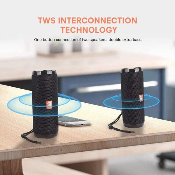 Planet Gates Column Portable Bluetooth Speaker Wireless Speakers Bass Stereo TWS Loudspeaker Subwoofer Computer/Outdoor Speaker Waterproof